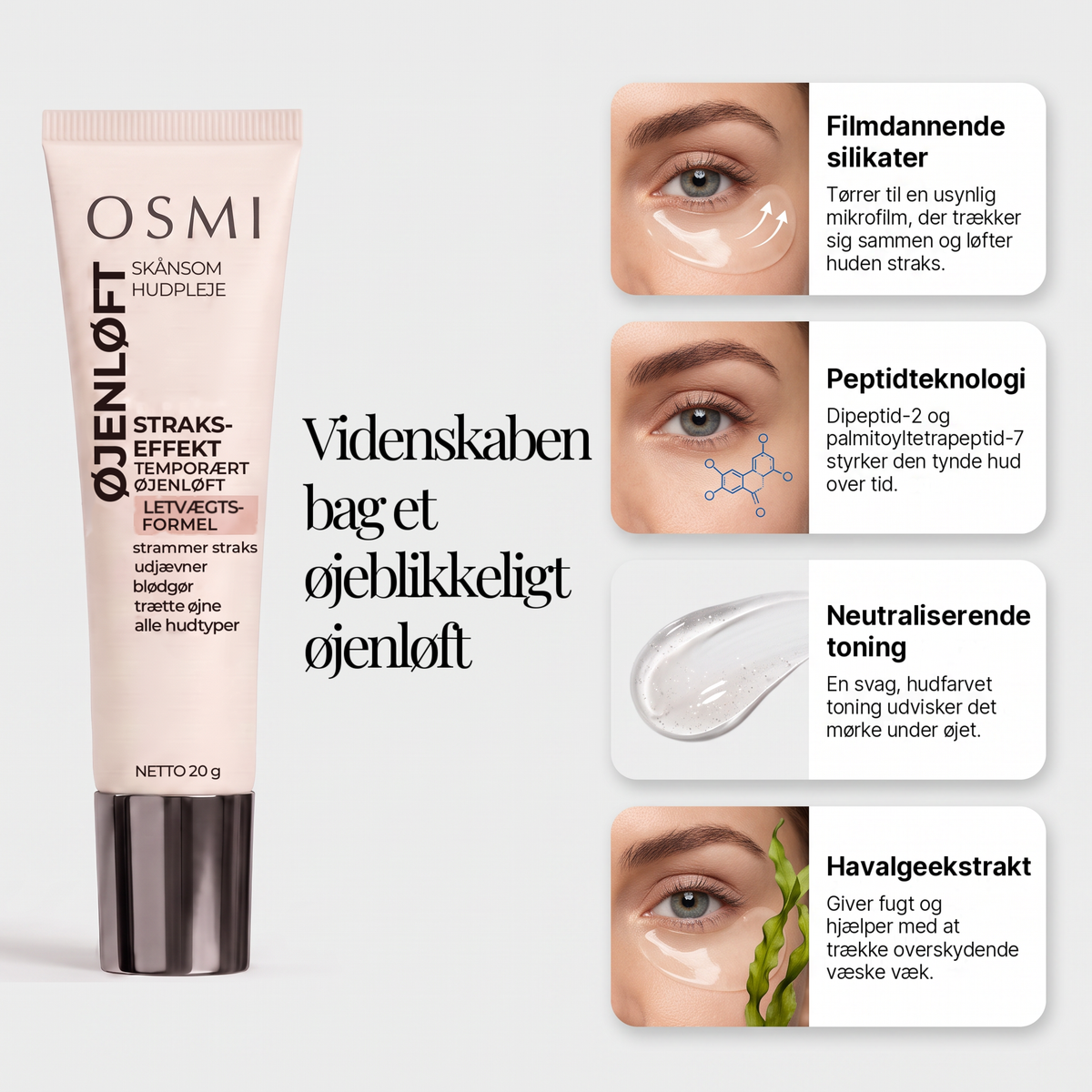 Videnskaben bag et øjeblikkeligt øjenløft