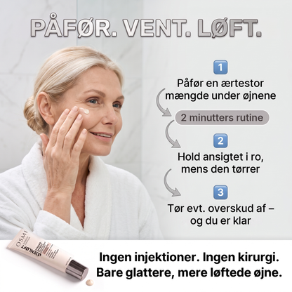 Påfør, vent, løft – tre trin