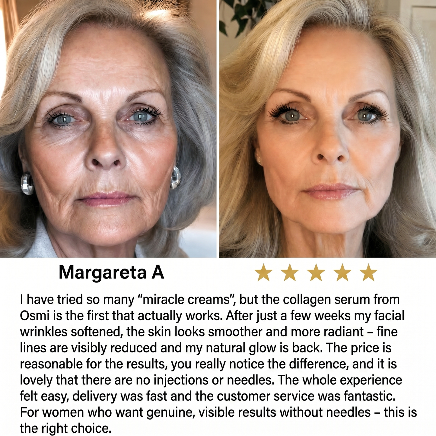 OsmiSerum | Korean Collagen Serum for Mature Skin