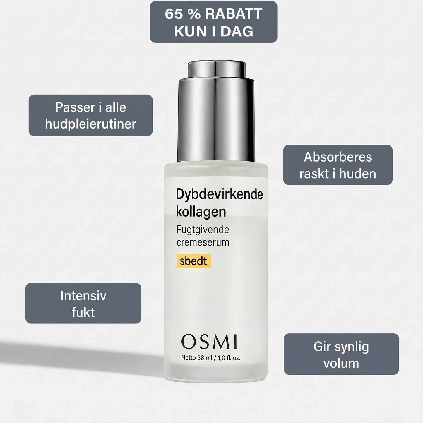 OsmiSerum | Koreansk kollagenserum for moden hud
